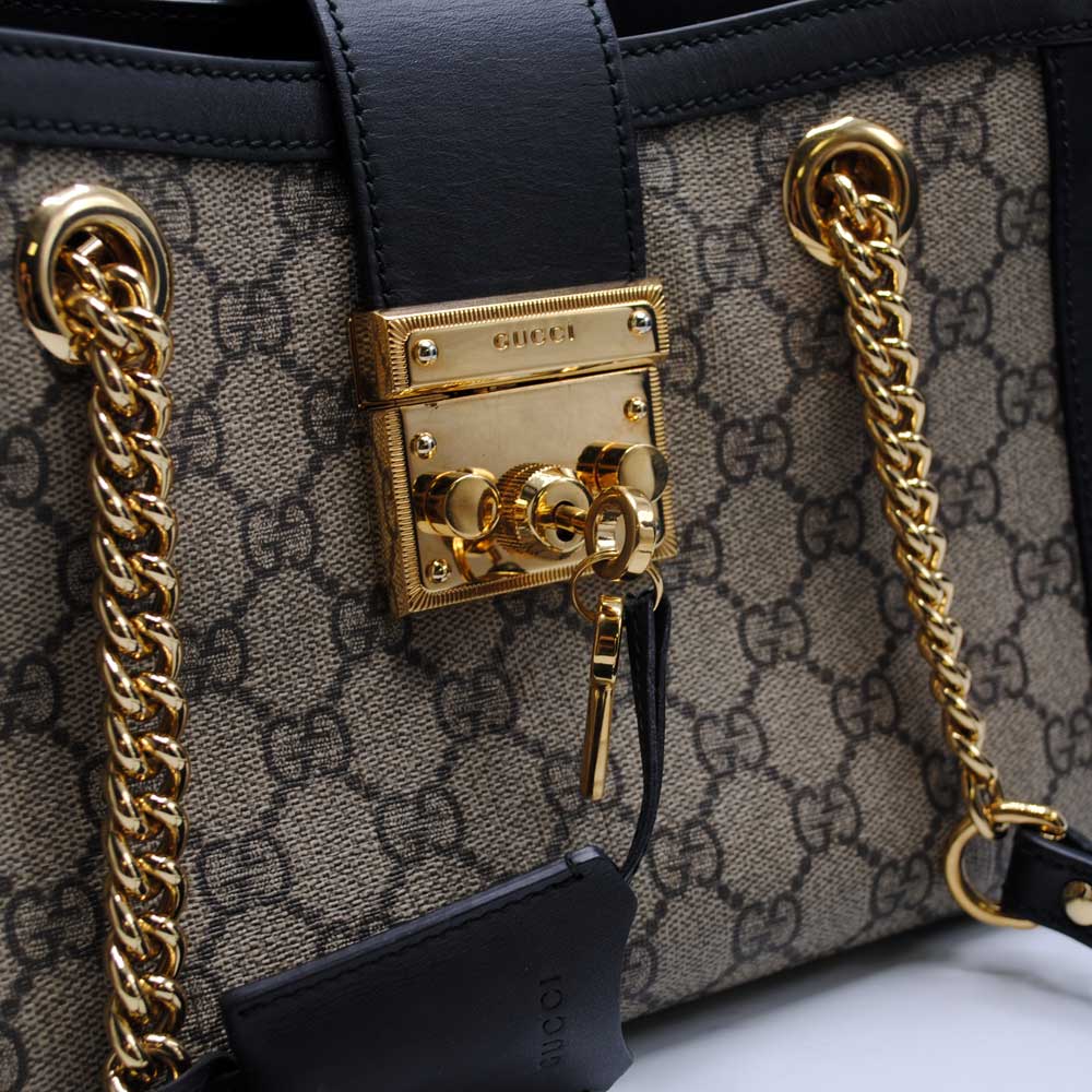 gucci padlock white